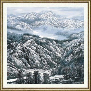 董继宁_远眺唐古拉_Remote View of Tanglha Mountains